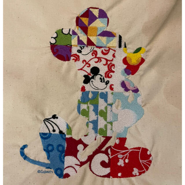 Disney ディズニー エコバッグ ハンドメイド 刺繍の通販 By にーる S Shop ディズニーならラクマ