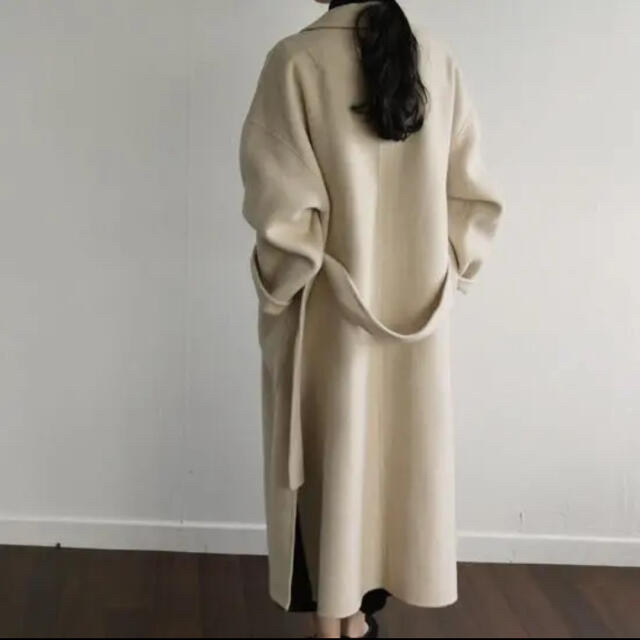 限定値下げl-a-t-o Hand Made Alpaca Coat ivory