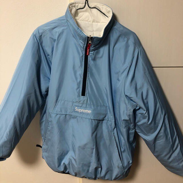 SUPREME AW Reversible Pullover Puffer   フリマアプリ ラクマ