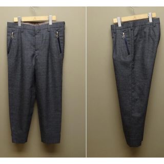 カラー(kolor)のKolor 16AW アンクルカットテーパードパンツ 金ジップ(スラックス)