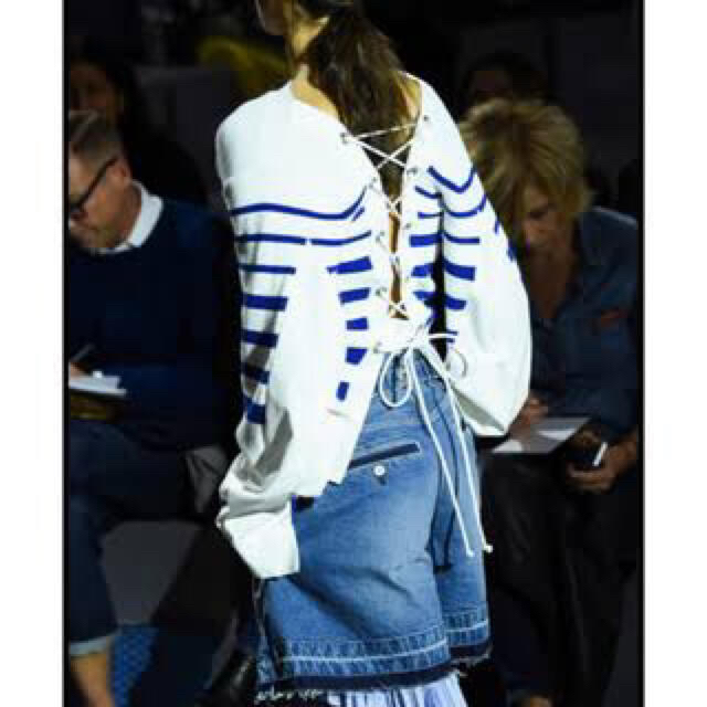 【新品タグ付き】sacai デニムショートパンツ キュロット