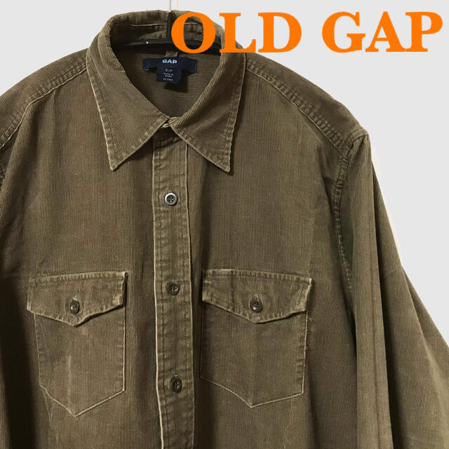 old gap コーデュロイシャツ