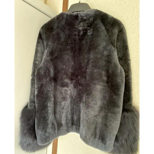 美品 ムートンフォックスブルゾン | ultimatehairworld.com