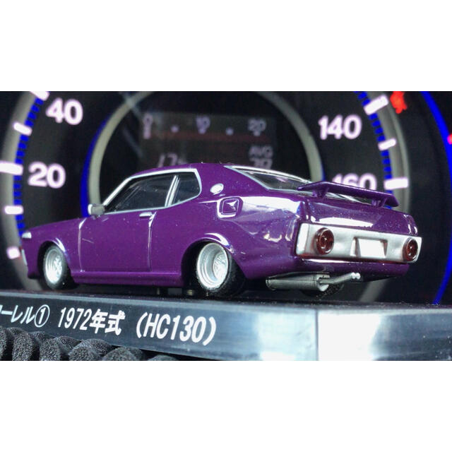 日産(ニッサン)のアオシマ 1/64 グラチャン 第6弾 日産 ローレル HC130 紫 SSR エンタメ/ホビーのおもちゃ/ぬいぐるみ(ミニカー)の商品写真