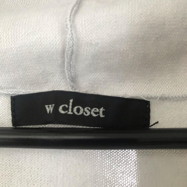 w closet(ダブルクローゼット)の専用W closet   袖なしロングカーディガン レディースのトップス(カーディガン)の商品写真