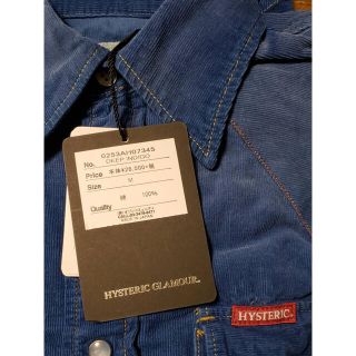 ヒステリックグラマー(HYSTERIC GLAMOUR)のHYSTERIC GLAMOURコーデュロイウエスタンシャツ新品タグ付き/ M(シャツ)