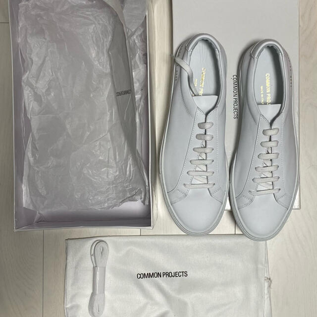 メール便送料無料05 新品CommonProjectsAchillesWhite/Gray 41サイズ
