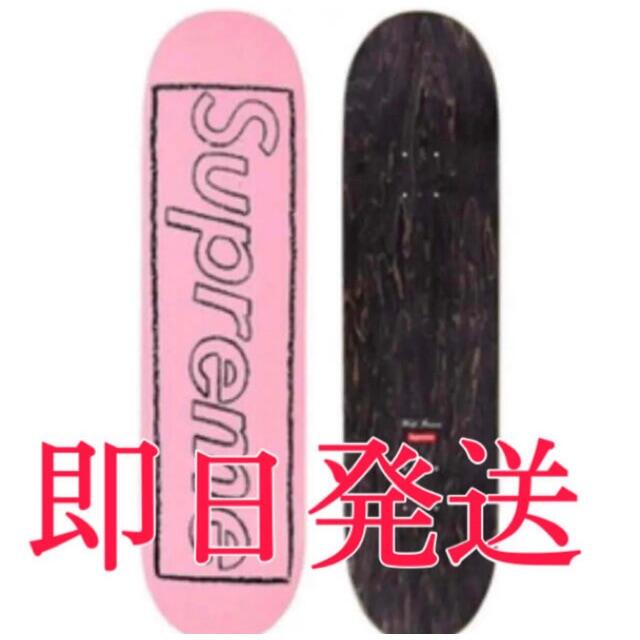 supreme kaws clalk logo skateboard デッキ