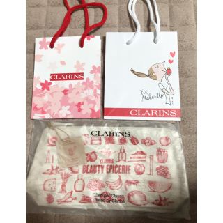 クラランス(CLARINS)の新品未開封　CLARINSポーチ＆ショッパー(ポーチ)