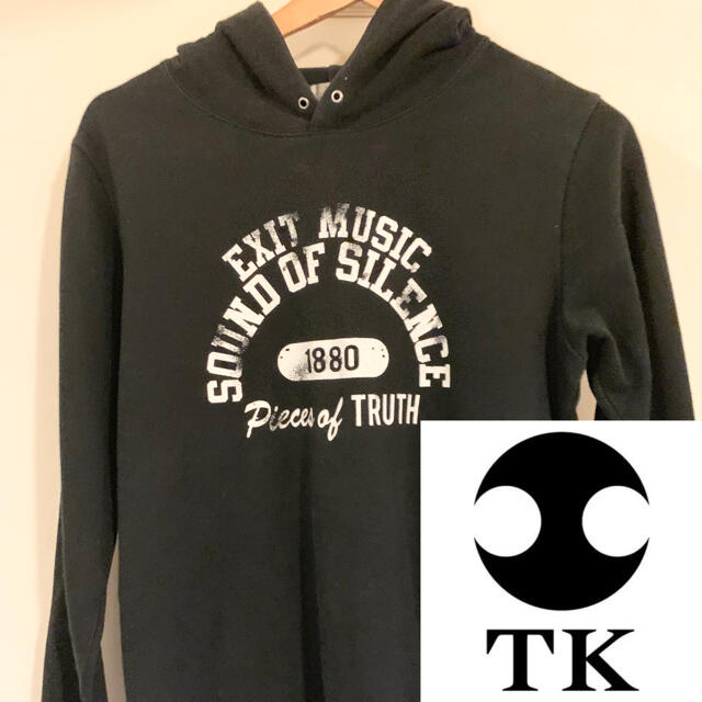 TK(ティーケー)のTK メンズ　パーカー　ブラック メンズのトップス(パーカー)の商品写真