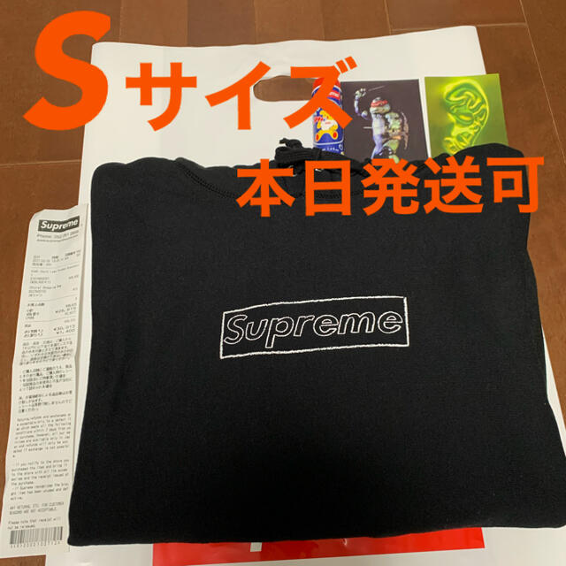 Supreme Kaws Box パーカー　シュプリーム