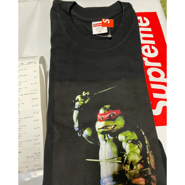 supreme タートルズ　Raphael Tee Tシャツ ラファエル