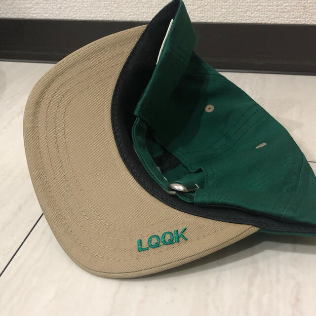LQQK STUDIO SNEEZE LOGO HAT BLACK CAP メンズの帽子(キャップ)の商品写真