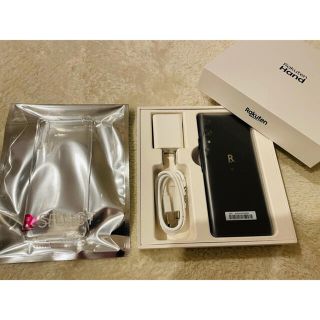 ラクテン(Rakuten)の新品◇Rakuten Hand◇Black◇ケース付(スマートフォン本体)