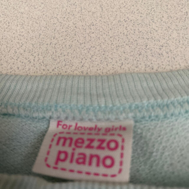 mezzo piano(メゾピアノ)のメゾピアノ　トレーナー　120 キッズ/ベビー/マタニティのキッズ服女の子用(90cm~)(その他)の商品写真