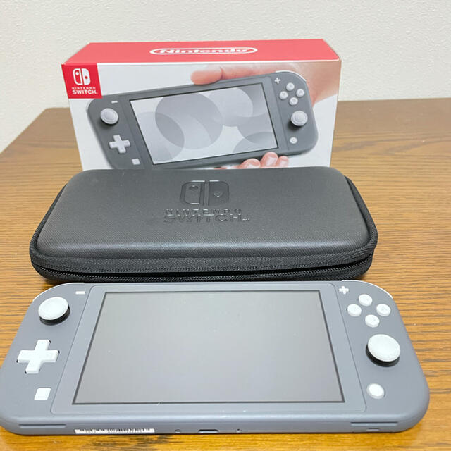 Nintendo Switch Liteグレー　ケース付