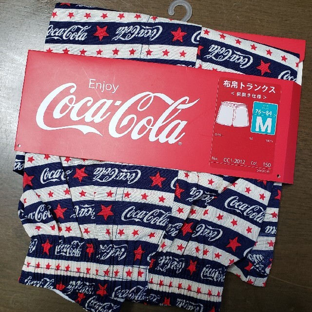 コカ・コーラ(コカコーラ)の古淵キンヤ様専用◆Coca-Cola☆布帛トランクス☆Ｍ☆２枚 メンズのアンダーウェア(トランクス)の商品写真