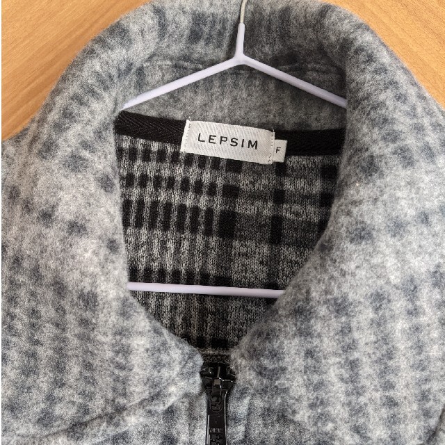 LEPSIM(レプシィム)のM'様専用♡LEPSIM♡チェック柄フリースアウター レディースのジャケット/アウター(その他)の商品写真