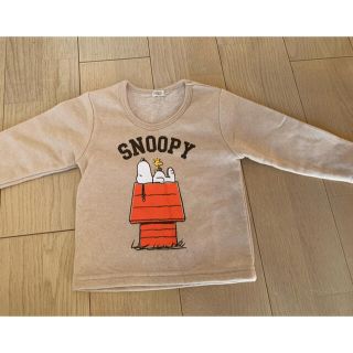 スヌーピー(SNOOPY)のSNOOPY裏起毛トレーナー(Tシャツ/カットソー)