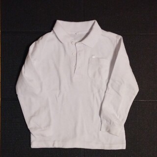 ニシマツヤ(西松屋)の白　ポロシャツ(Tシャツ/カットソー)