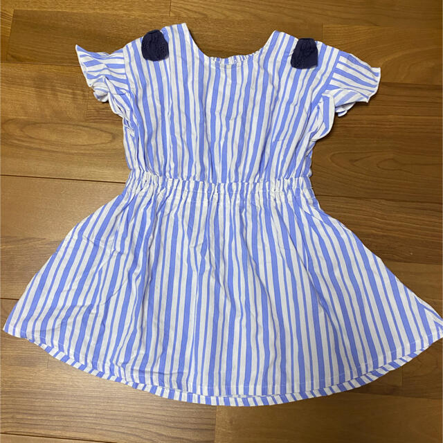 apres les cours ストライプ ワンピ キッズ/ベビー/マタニティのキッズ服女の子用(90cm~)(ワンピース)の商品写真