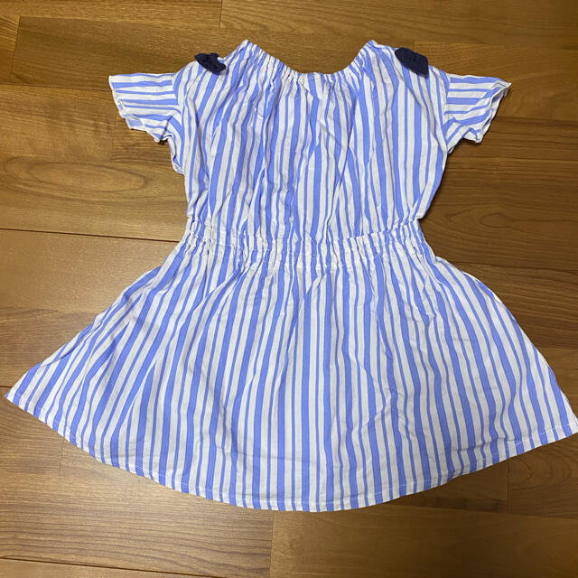 apres les cours ストライプ ワンピ キッズ/ベビー/マタニティのキッズ服女の子用(90cm~)(ワンピース)の商品写真