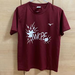 ミズノ(MIZUNO)の東京女子体育大学Tシャツ(ワインレッド)(その他)