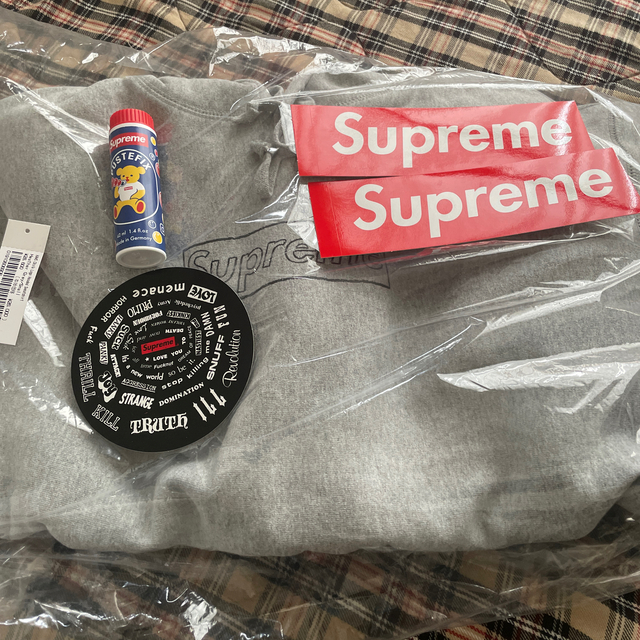 Supreme KAWS Chalk Logo HoodedSweatshirt