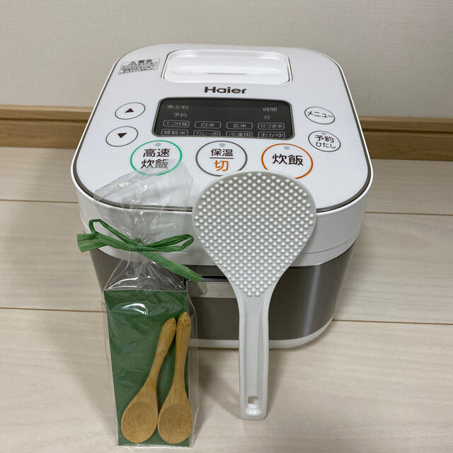 Haier(ハイアール)の【Haier】炊飯器 スマホ/家電/カメラの調理家電(炊飯器)の商品写真