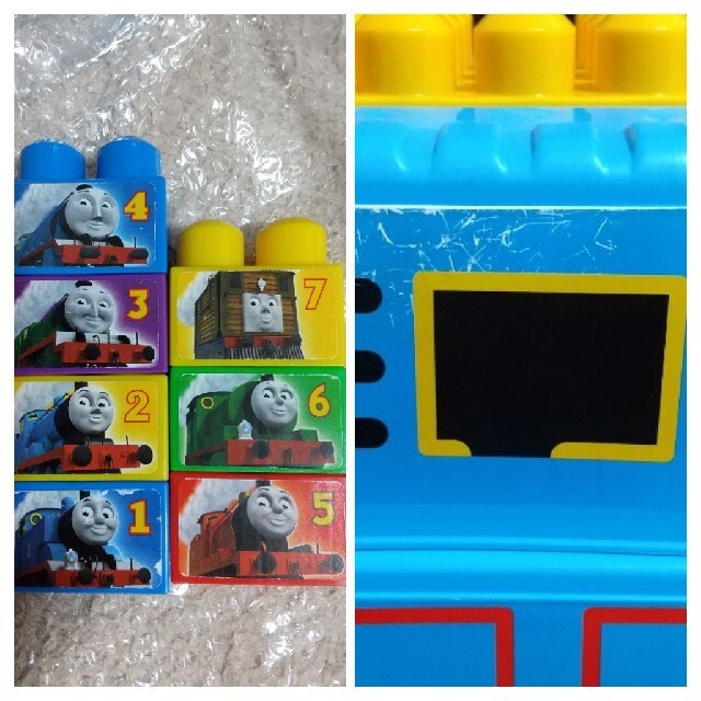 Fisher-Price(フィッシャープライス)の【ゆてぃてぃ様専用】トーマス メガブロック セット キッズ/ベビー/マタニティのおもちゃ(積み木/ブロック)の商品写真