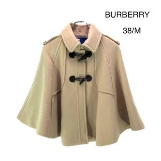 バーバリーブルーレーベル(BURBERRY BLUE LABEL)のBURBERRY BLUE LABEL バーバリー ポンチョ コート ウール Ｍ(ポンチョ)