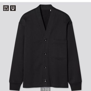 ユニクロ(UNIQLO)のユニクロU スウェットカーディガンM(カーディガン)