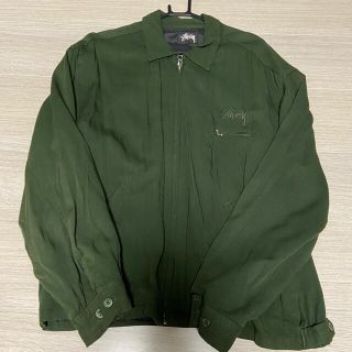 ステューシー(STUSSY)のSTUSSY ステューシー スイングトップ グリーン 古着(ブルゾン)