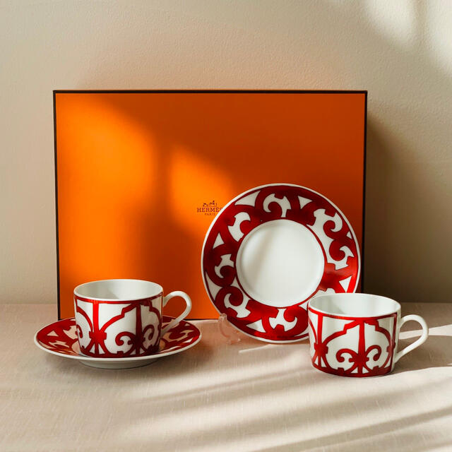 Hermes エルメス ガダルキヴィール ティーカップ&ソーサー 新品