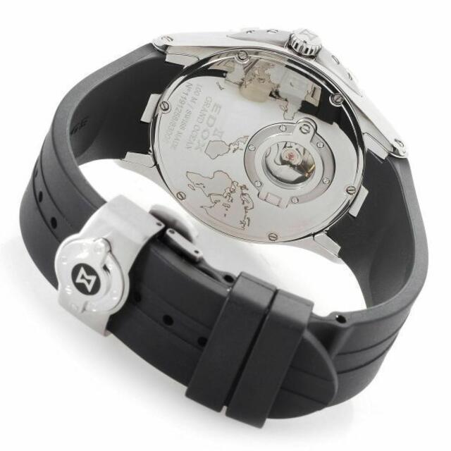 EDOX - 【新品】 定価50万円 エドックス EDOX ブラック盤色 メンズ EDOX - 【新品】 定価50万円 エドックス EDOX ブラック盤色 メンズ