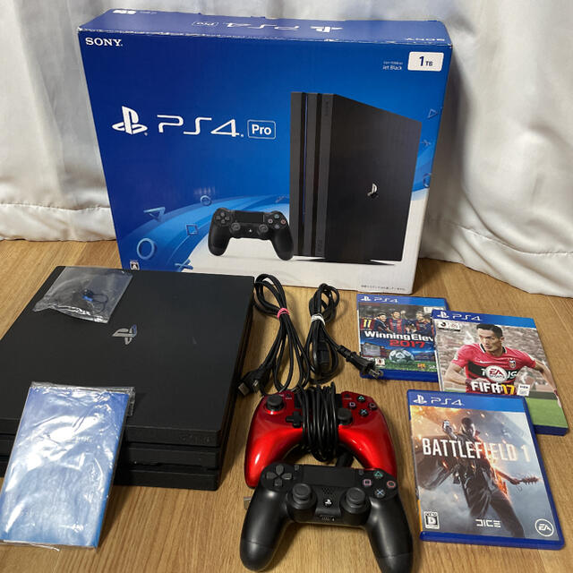 家庭用ゲーム機本体最終値下げPlayStation4 pro 1TB ブラック