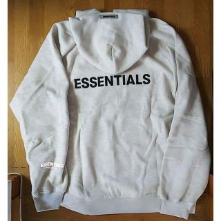 【XL】FOG Essentials バックロゴ フルジップラグランパーカー黒