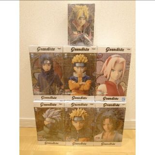 NARUTO疾風伝Grandista 7体セット(キャラクターグッズ)