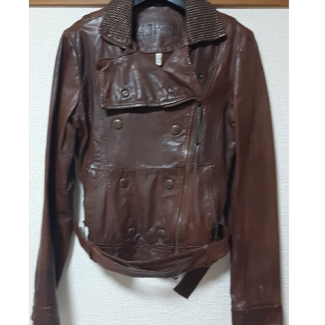 2022年製 新品】 Armani アルマーニ レザージャケット ライダース 本革