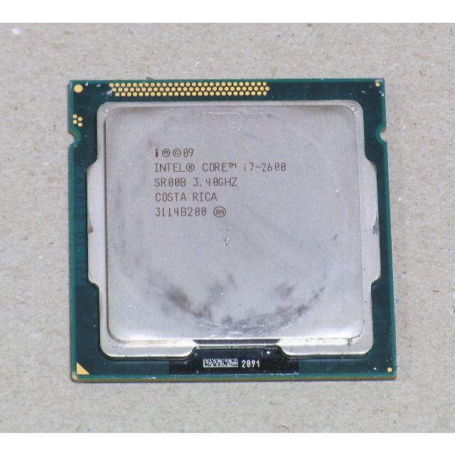 PCパーツ intel Core i7-2600 LGA1155 CPU 5