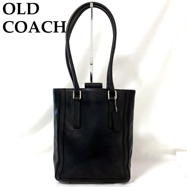 COACH(コーチ)の希少　オールドコーチ　レザー　トートバッグ ブラック　9422 レディースのバッグ(トートバッグ)の商品写真