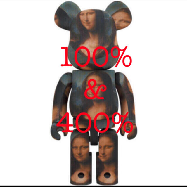 MEDICOM TOY(メディコムトイ)のBE@RBRICK LEONARD DE VINCI Mona Lisa エンタメ/ホビーのフィギュア(その他)の商品写真