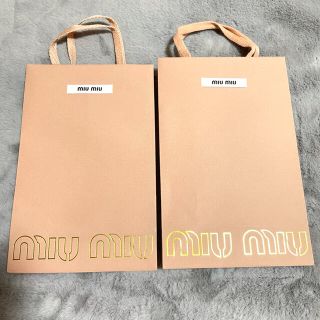 ミュウミュウ(miumiu)のmiumiu❤︎ショッパー(ショップ袋)