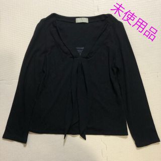 SORA様ご専用★未使用　ショップチャンネル 黒トップス　(カットソー(長袖/七分))