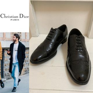 クリスチャンディオール(Christian Dior)のChristian Dior PARIS VINTAGE ウイングチップシューズ(ドレス/ビジネス)