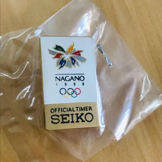 セイコー(SEIKO)のSEIKO 長野オリンピック　ピンバッジ(バッジ/ピンバッジ)