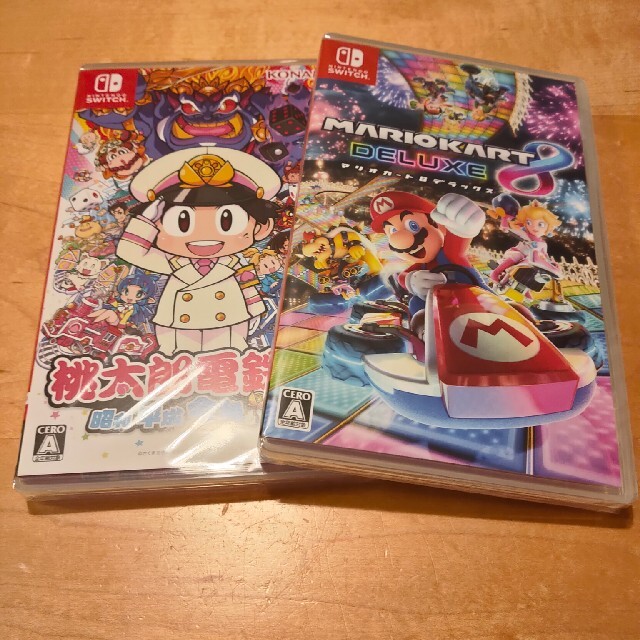 新品未使用 桃太郎電鉄 マリオカート8 switch 2本セット www.booknews