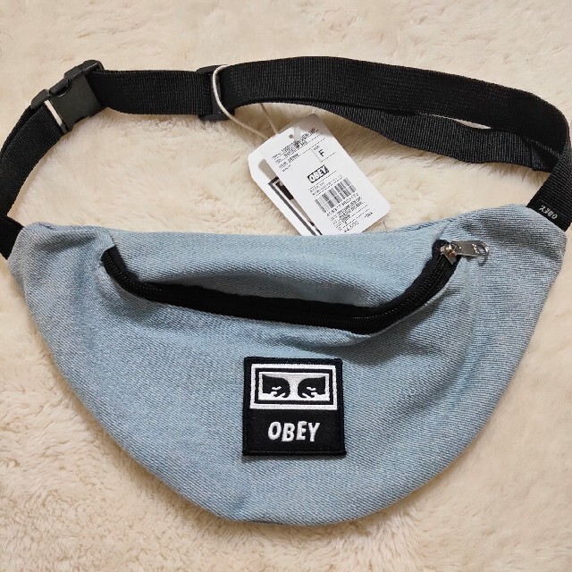 OBEY(オベイ)の新品未使用　オベイ　OBEY　デニム　バッグ メンズのバッグ(ウエストポーチ)の商品写真