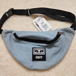 オベイ(OBEY)の新品未使用　オベイ　OBEY　デニム　バッグ(ウエストポーチ)