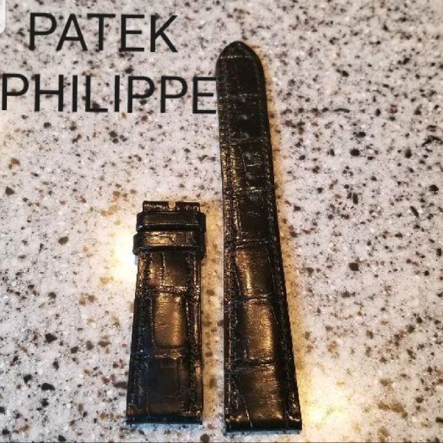 19mm尾錠幅『PATEK PHILIPPE』パテック・フィリップ　純正レザーベルト